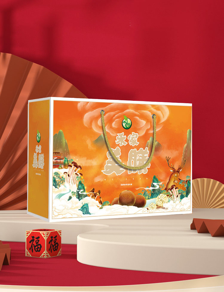 禾煜 禾家美膳礼盒 553g 禾煜竹荪10g 真姬菇60g 榆黄菇50g 鲍鱼菇70g